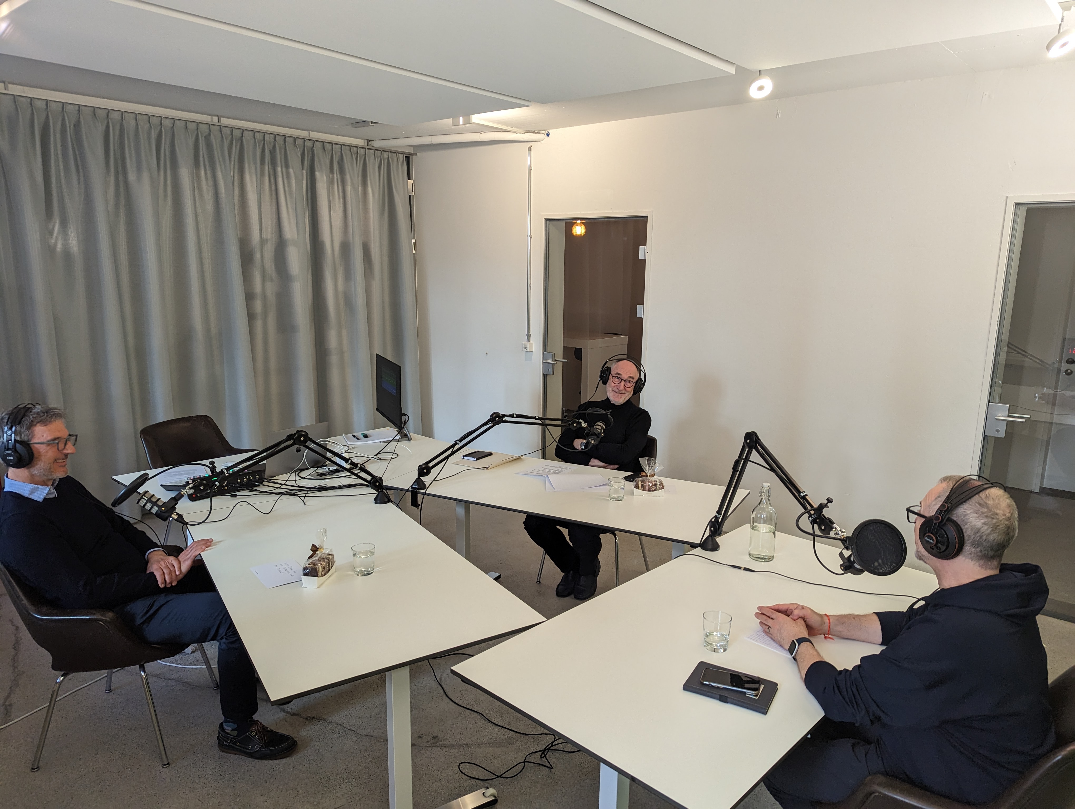 Dr. med. Martin Scherler, Urs Anner und Patrick Rohr (v.l.n.r) 
