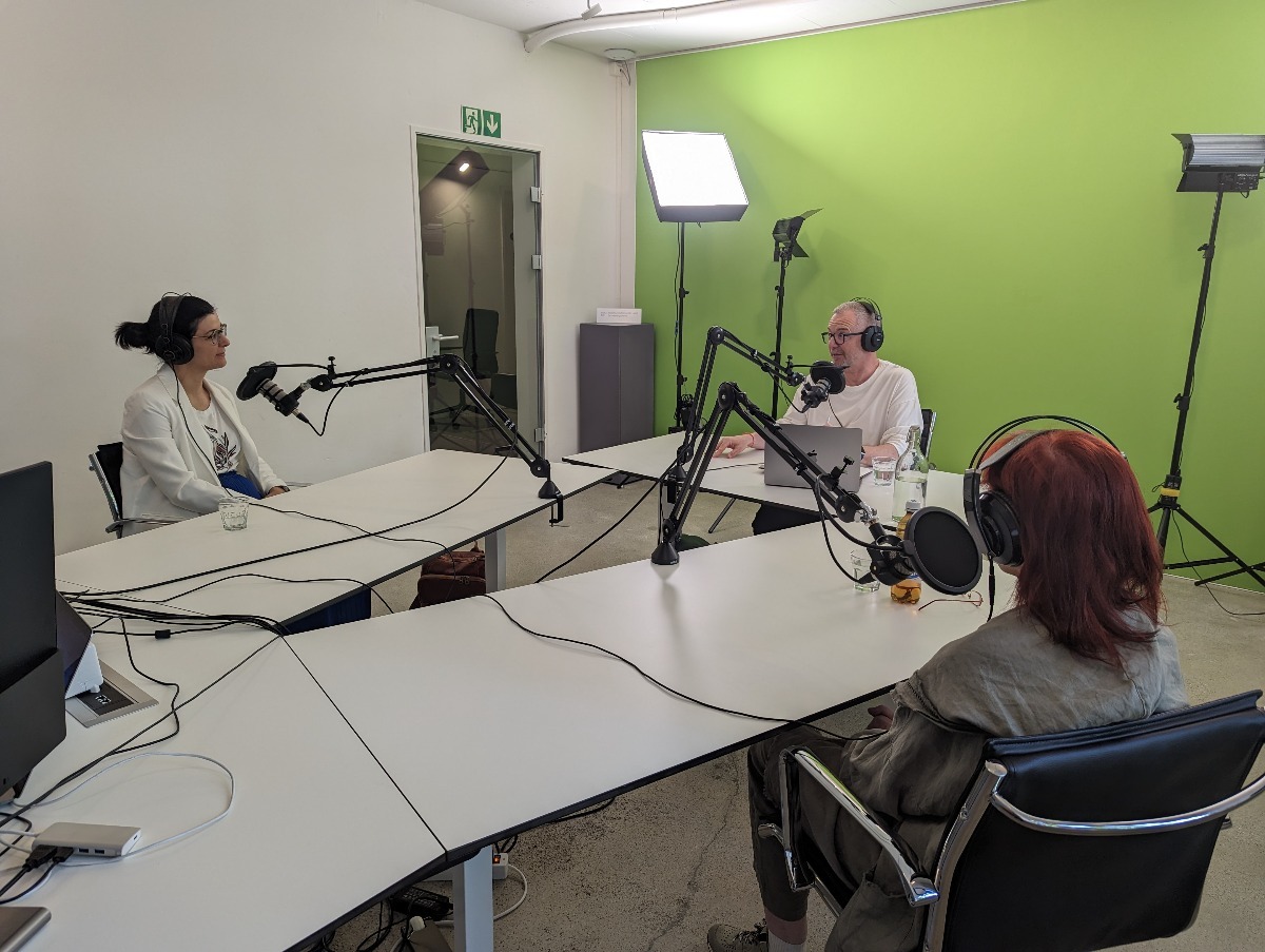 Dr. Berna Özdemir, Patrick Rohr und Monika Rada