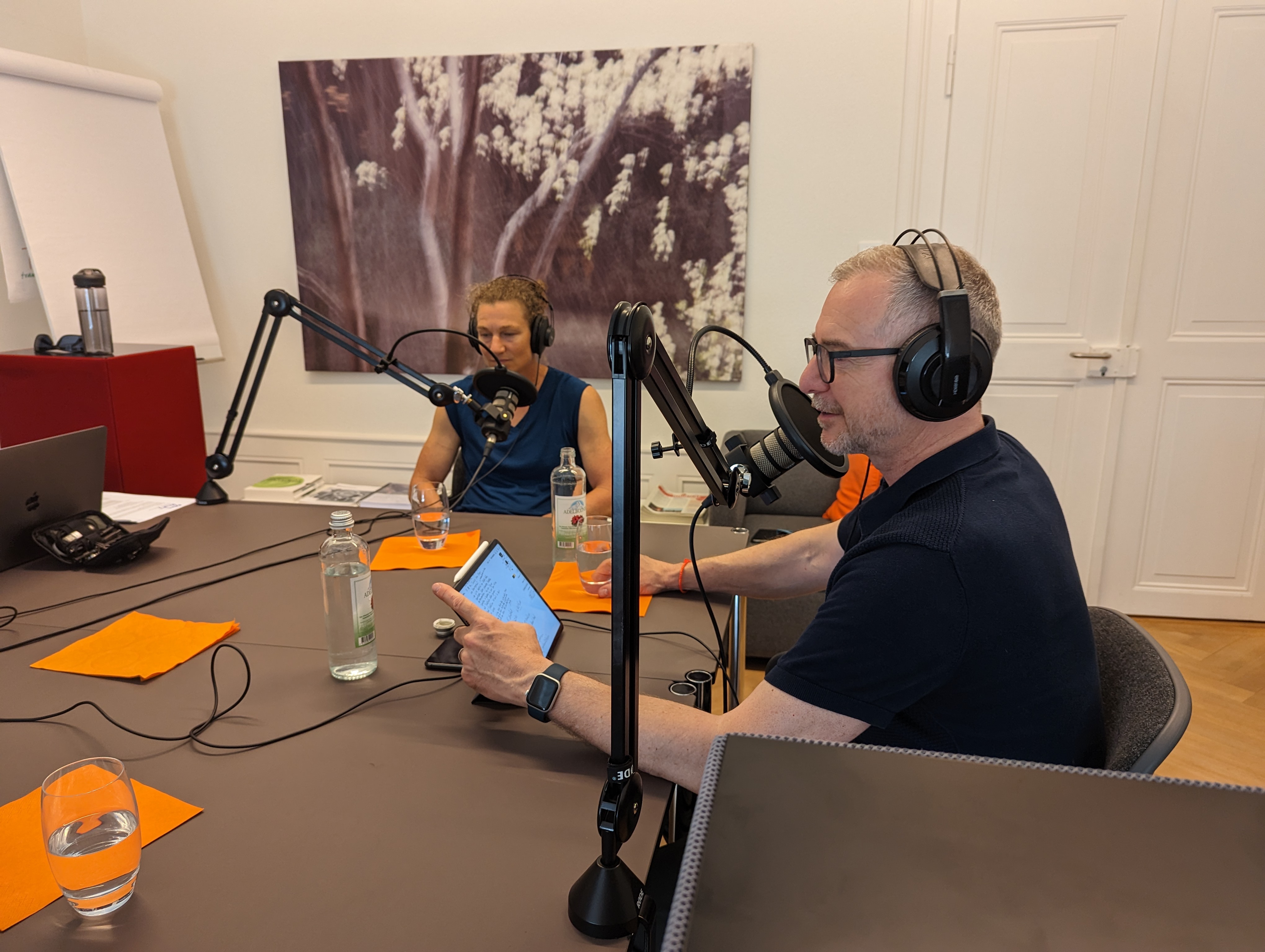 Patrick Rohr und Sportärztin Sybille Matter