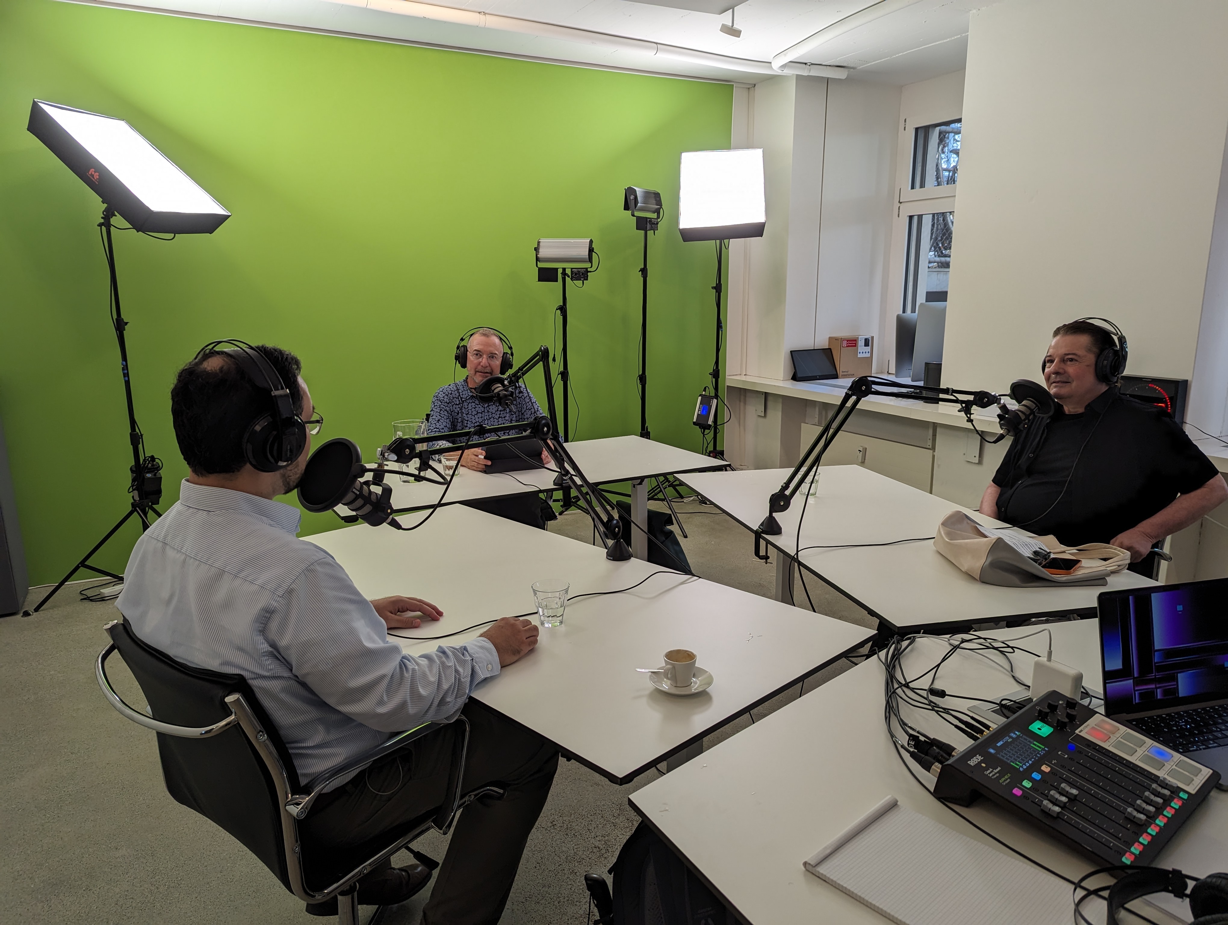 Dr. Antonios Kolios, Patrick Rohr und Andreas Nerpas (v.l.n.r.)
