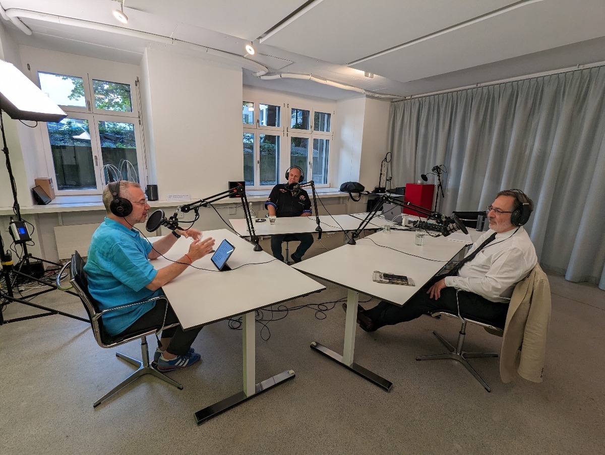 Patrick Rohr, Markus Schwab und Dr. Ethan Taub (v.l.n.r)