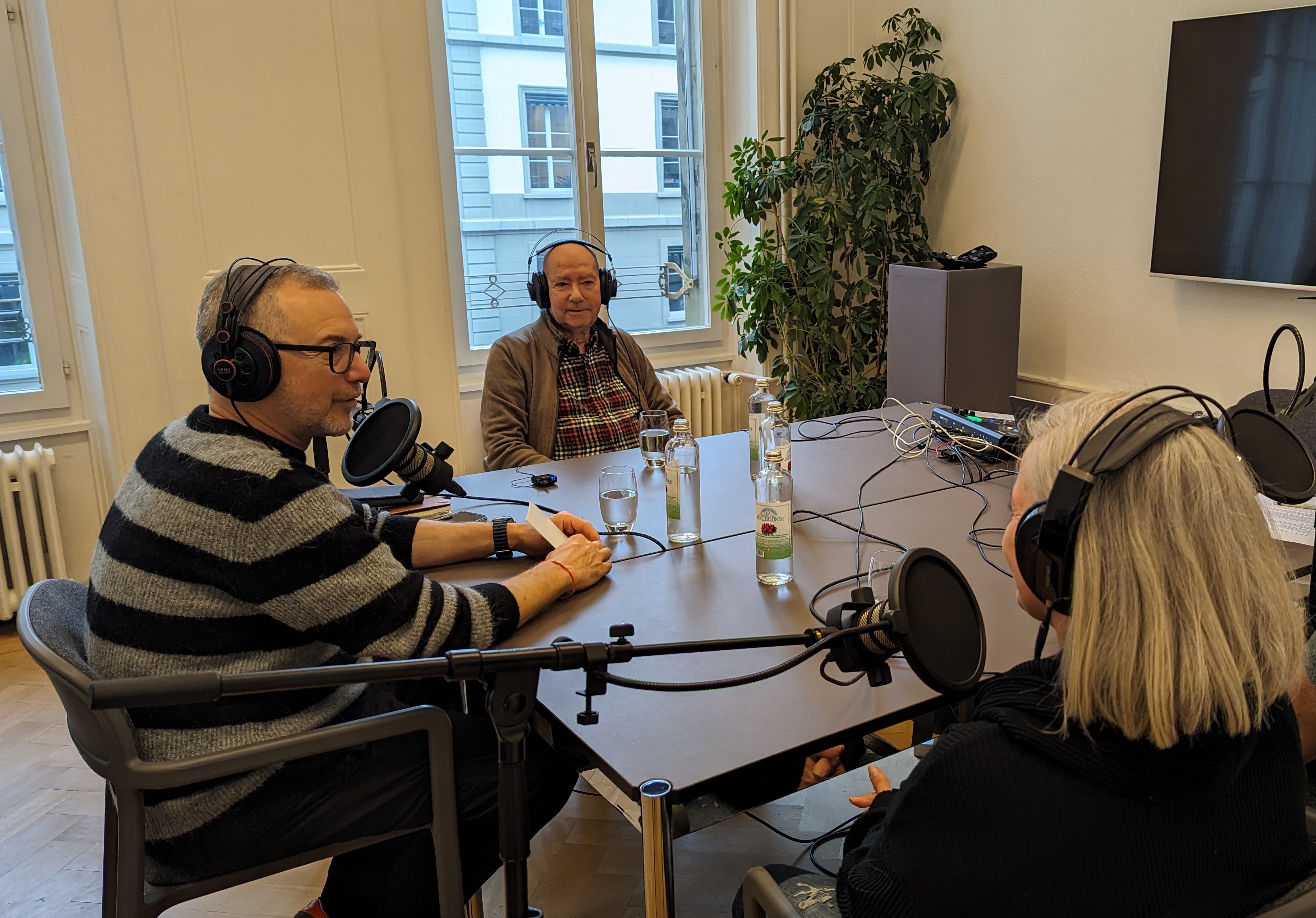 Patrick Rohr, Michel Droz und Nicole Abbühl