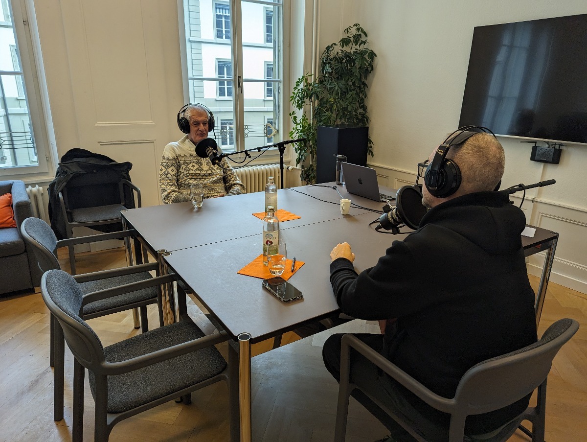 Kreisartz Kurt Wenger mit Patrick Rohr