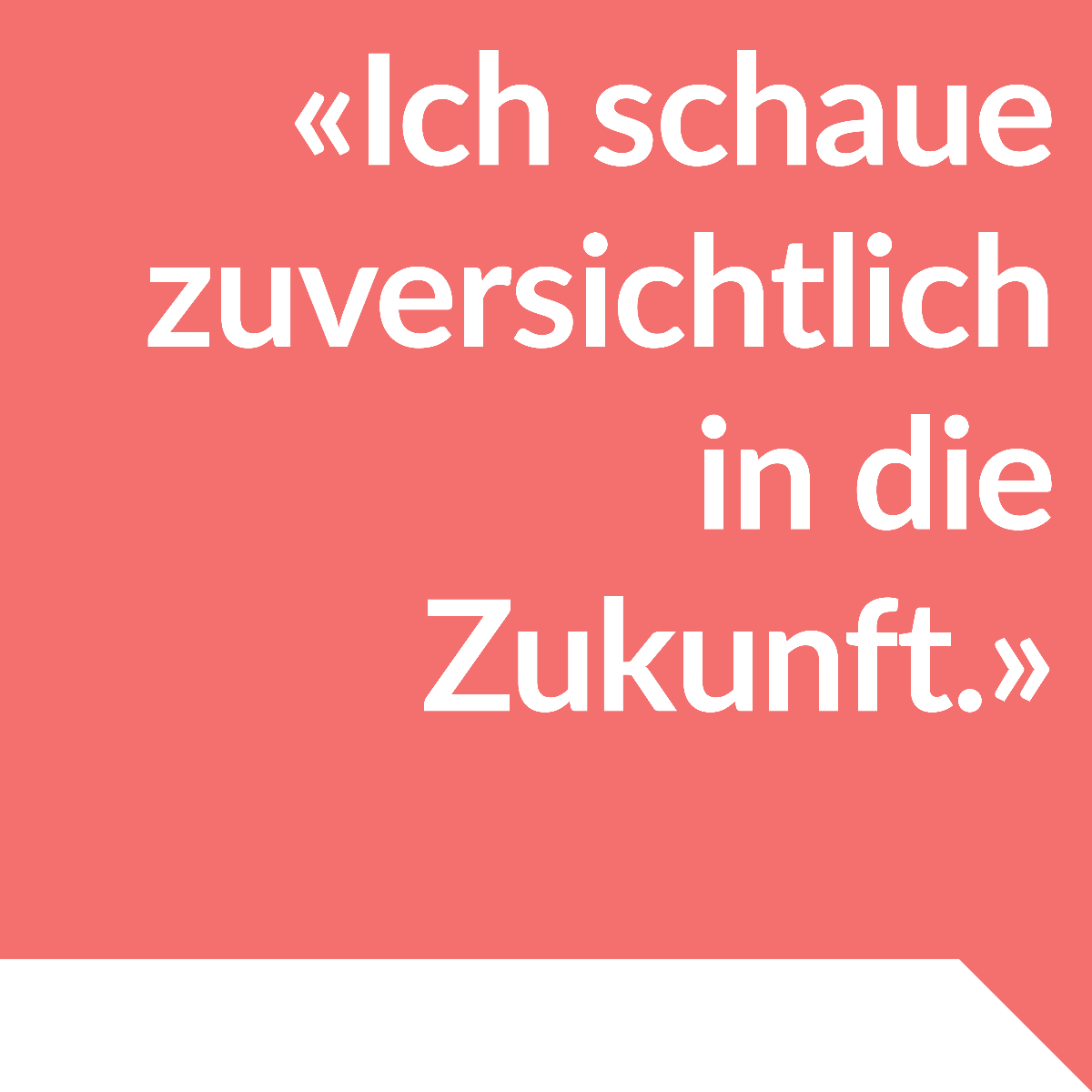 Optimismus im hohen Alter