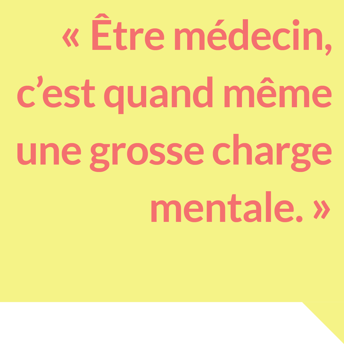 Quand les médecins tombent malades : l’histoire de Sara