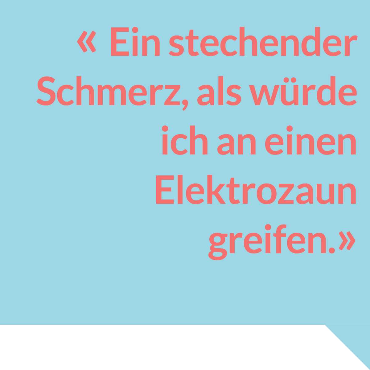 Integrative Medizin hilft ihr, mit den Schmerzen umzugehen